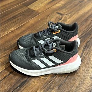 Adidas Gray and White Sneakers